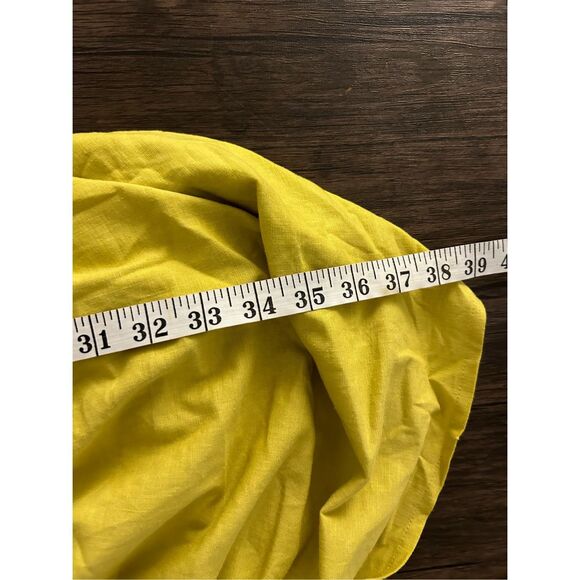 Lovers + Friends Revolve Chartreusse Mini Dress Size 4 Cocktail Summer Linen - Picture 9 of 9